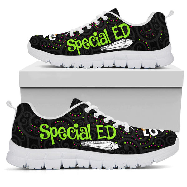 Special Ed  Love Inspire Black Sneakers, Runni- Love Sneakers