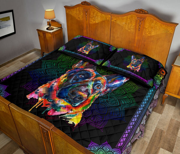 Quilt Bed Set - German Shepherd 25 - Love Quilt Bedding Set