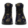 Elephant - Gold Elephant Seamless Pattern Asboot - Tl - Love All Season Boots