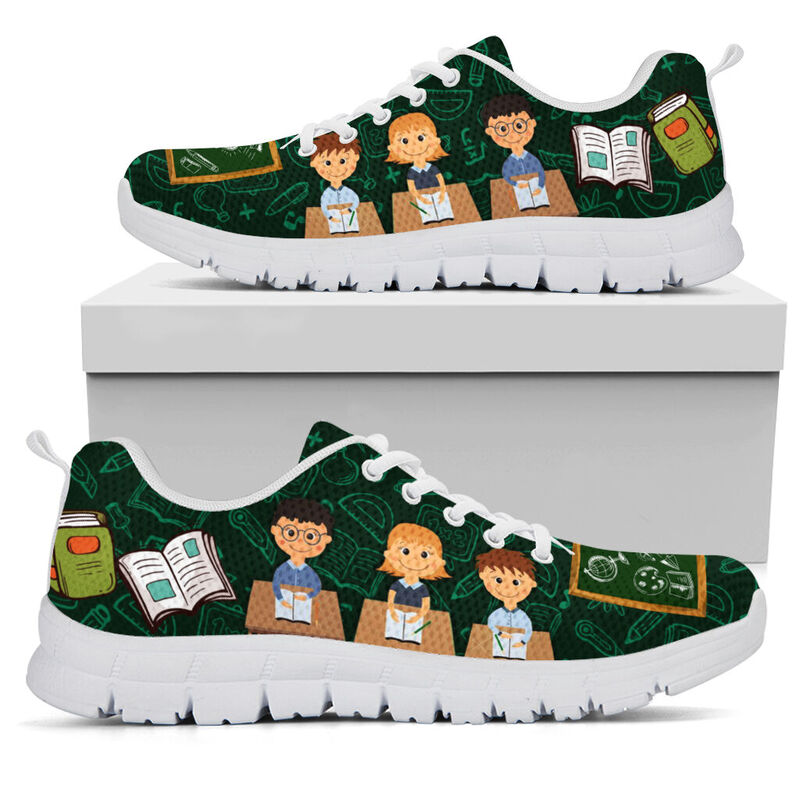 Teacher And Student Sneakers, Running Shoes, Shoes For Women, Shoes For Men, Custom Shoes, L- Love Sneakers