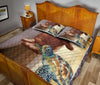 Turtle Hand Jesus Quilt Bed Set - Love Quilt Bedding Set