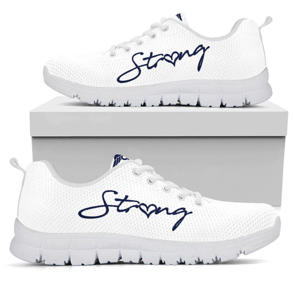 Nurse-strong Navy - White Sneakers, Running Shoes, Shoes For Women, Shoes For Men, Custom Sh- Love Sneakers