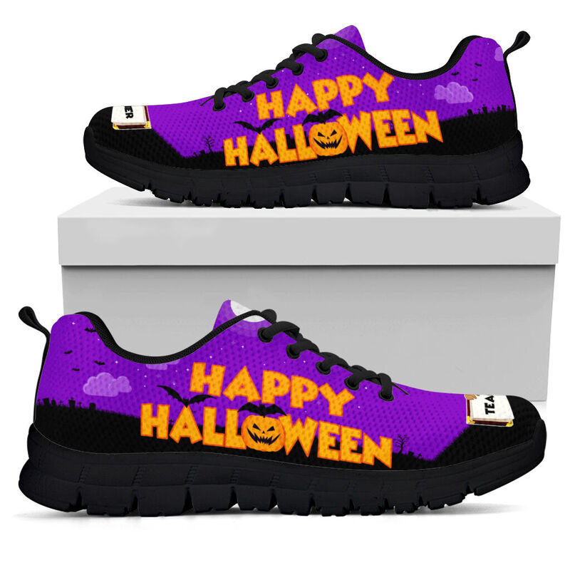 Happy Halloween - Teacher Sneakers, Runni- Love Sneakers