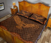 Owl Leather Style Quilt Bed Set - Love Quilt Bedding Set