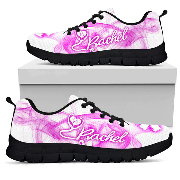 Rachel Art White Kd Sneakers, Running Shoes, Shoes For Women, Shoes For Men, Custom Shoes, L- Love Sneakers
