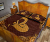 Fox Flying Leather Carving Style Quilt Bed Set - Love Quilt Bedding Set