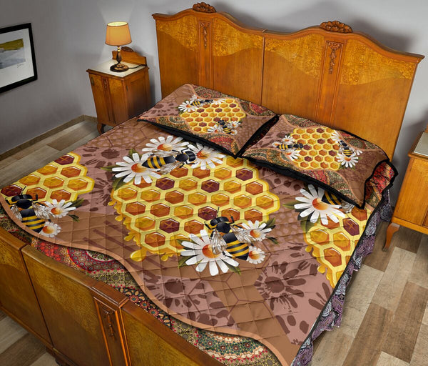 Honeycomb - Bed Set - Love Quilt Bedding Set