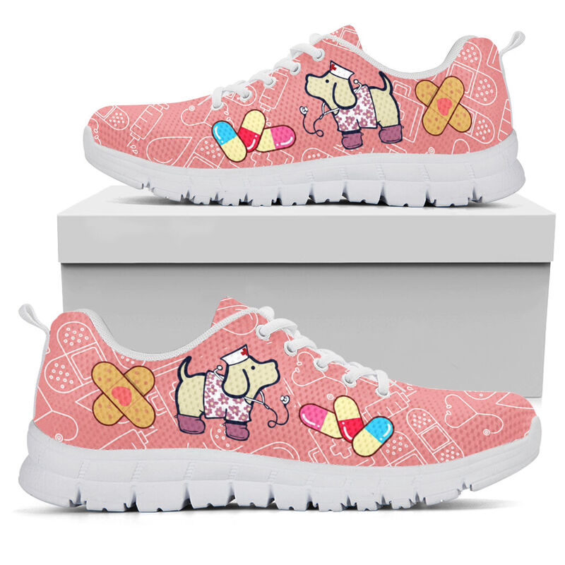 Nurse Pyppie Shoes Sneakers, Running Shoes, Shoes For Women, Shoes For Men, Custom Shoes, L- Love Sneakers