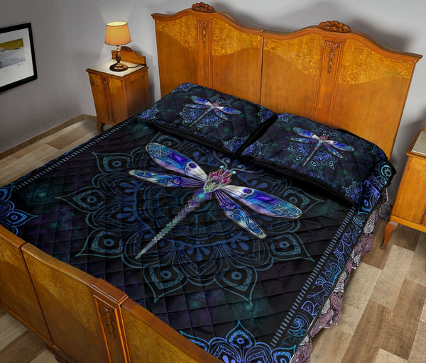 Dragonfly - Quilt Bed Set  - Love Quilt Bedding Set