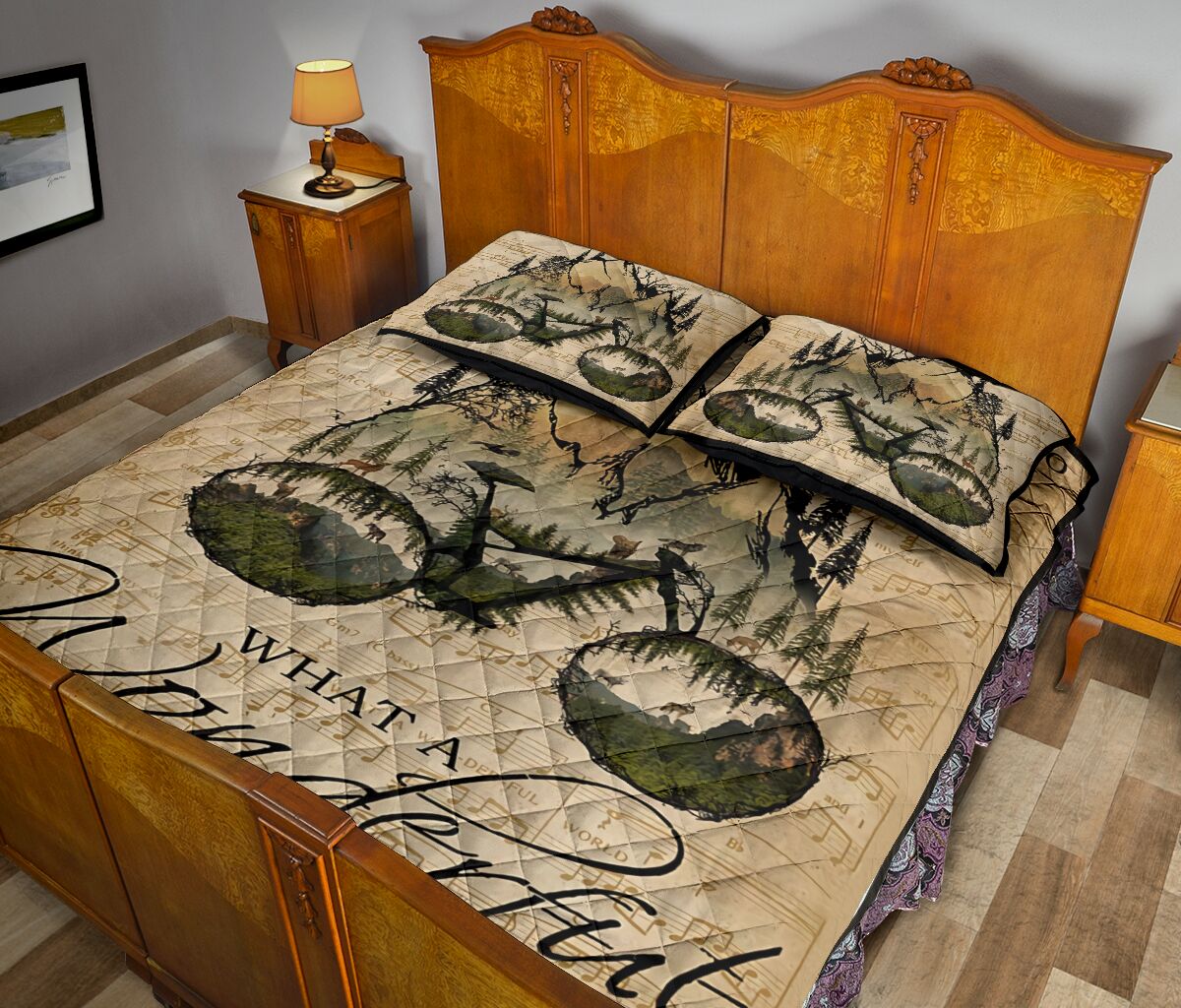 Mountain Wonderful World - Quilt Bed Set - Love Quilt Bedding Set