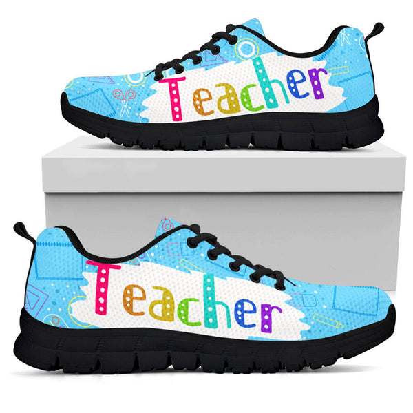 Teacher Pencil Lt Shoes Sneakers, Running Shoes, Shoes For Women, Shoes For Men, Custom Shoe- Love Sneakers