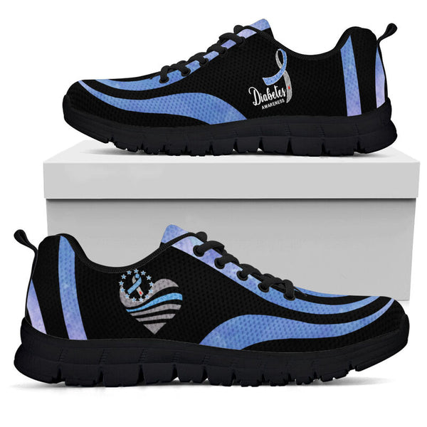 Diabetes Awareness Sneakers, Running - Love Sneakers