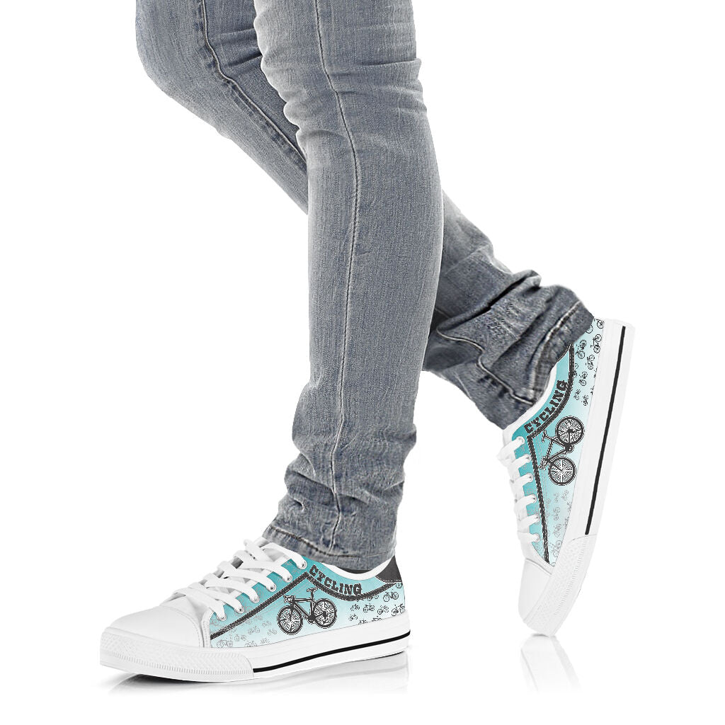 Cycling Stripes Gradient - Low Top Shoe - Love Love Top Shoes