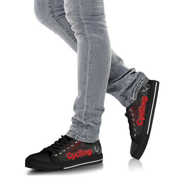 Cycling Red - Low Top Shoe - Love Love Top Shoes