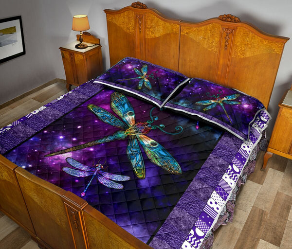 Dragonfly Dazzling Lqt - Love Quilt Bedding Set