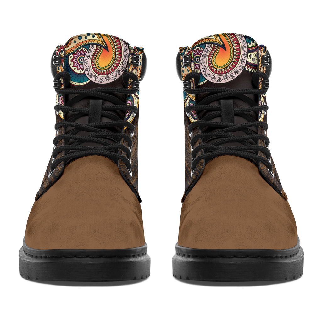 Elephant Henna Paisley Color Asboot - Tl - Love All Season Boots