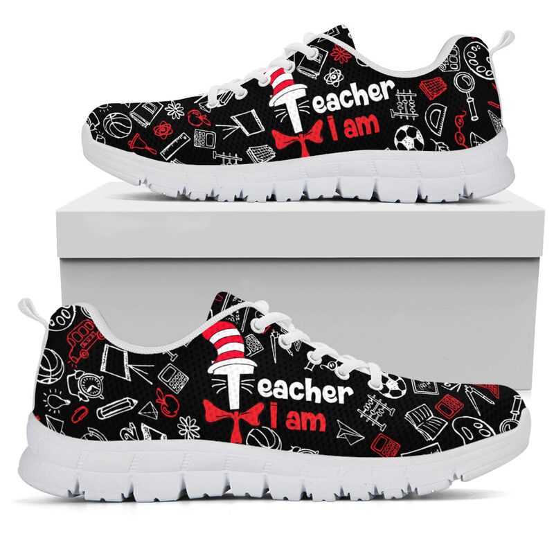 Teacher I Am Pt Shoes Sneakers, Running Shoes, Shoes For Women, Shoes For Men, Custom Shoes,- Love Sneakers