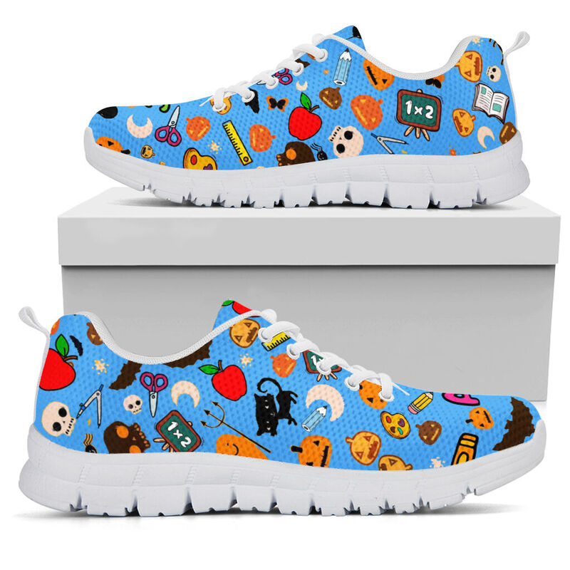 Teacher - Halloween Blue Kd Sneakers, Runni- Love Sneakers