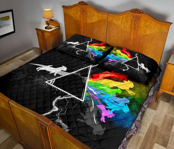 Pug Rainbow - Bed Set - Love Quilt Bedding Set