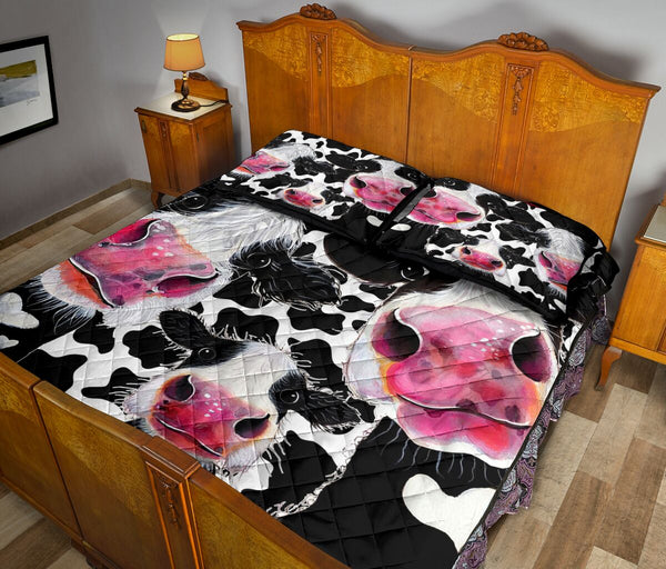 Quilt Bed Set - Milk Cow 81 - Love Quilt Bedding Set