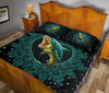 Shark Mandala Gold Art Style Quilt Bed Set - Love Quilt Bedding Set