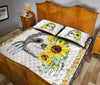 Sloth Quilt Bed Set- Sunflower - Gift For Sloth Lovers 6 - Love Quilt Bedding Set