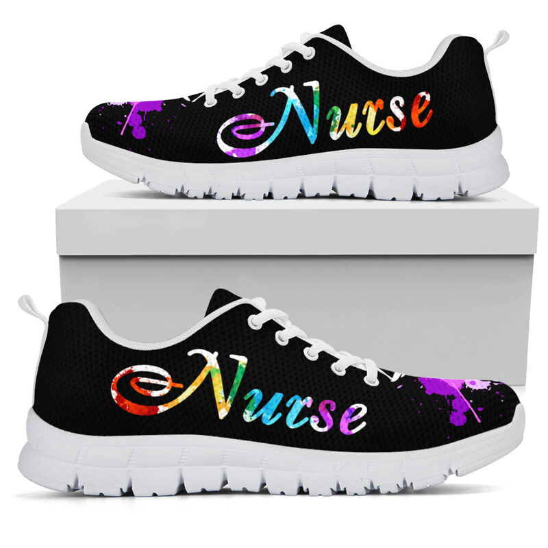 Nurse Art Icon Shoes Sneakers, Running Shoes, Shoes For Women, Shoes For Men, Custom Shoes,- Love Sneakers