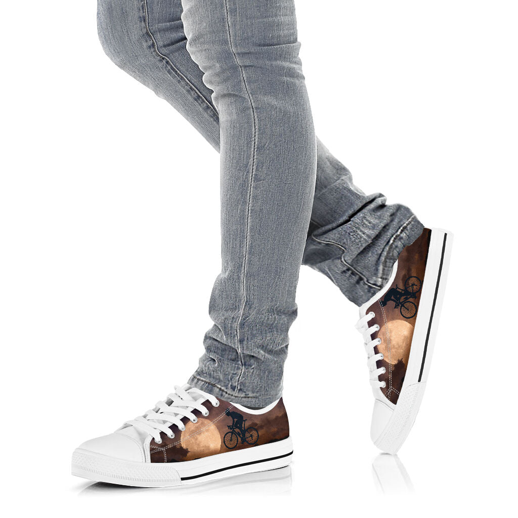 Cycling Moon - Low Top Shoe - Love Love Top Shoes