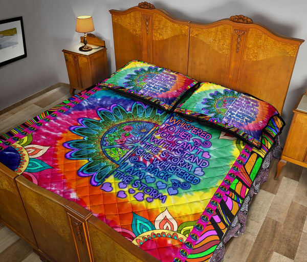 Quilt Bed Set - Hippie - Whispered 73 - Love Quilt Bedding Set