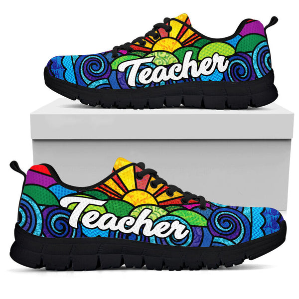 Teacher Sunpic Shoes Sneakers, Running Shoes, Shoes For Women, Shoes For Men, Custom Shoes,- Love Sneakers