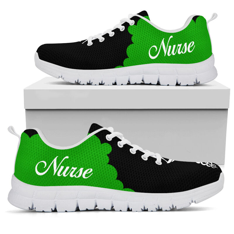 Nurse Cl Green Kd Sneakers, Running Shoes, Shoes For Women, Shoes For Men, Custom Shoes, L- Love Sneakers