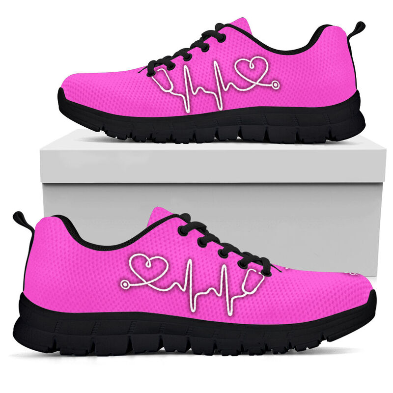 Nurse- Pink Kd Sneakers, Running Shoes, Shoes For Women, Shoes For Men, Custom Shoes, L- Love Sneakers