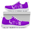 Nurse- Love All Purple Sneakers, Running Shoes, Shoes For Women, Shoes For Men, Custom Shoes- Love Sneakers