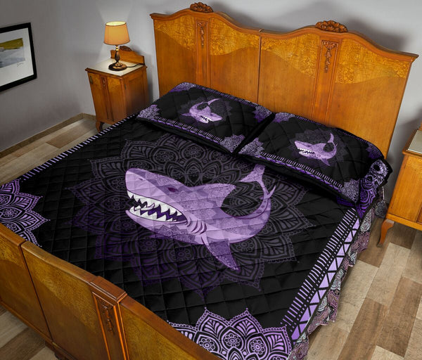 Shark Quilt Bed Set 93 - Love Quilt Bedding Set