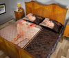 Pig Leather Style Quilt Bed Set - Love Quilt Bedding Set