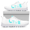 Nurse- Love Light Blue White Sneakers, Running Shoes, Shoes For Women, Shoes For Men, Custo- Love Sneakers