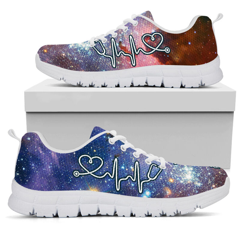 Nurse- Galaxy 3 Sneakers, Running Shoes, Shoes For Women, Shoes For Men, Custom Shoes, L- Love Sneakers