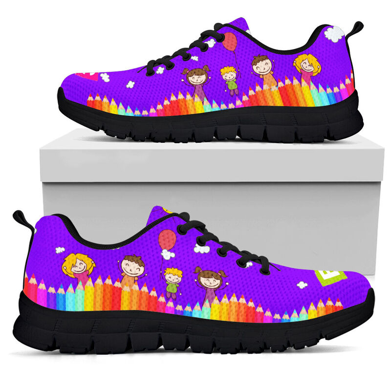 Childcare Abc Purple Kd Sneakers, Running S- Love Sneakers