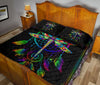 Dragonfly Catcher Dream Color Style Quilt Bed Set - Love Quilt Bedding Set