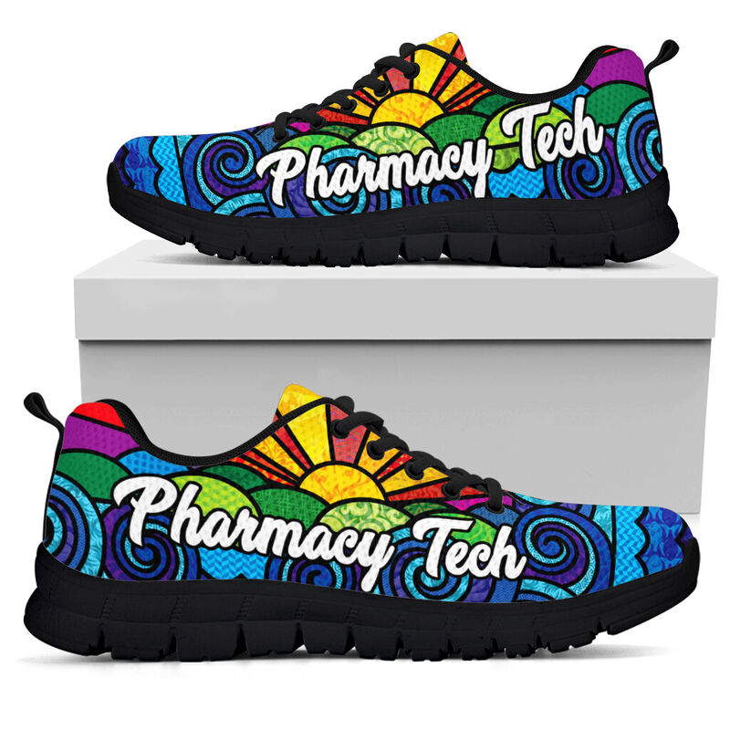 Pharmacy Tech Sunpic Shoes Sneakers, Running Shoes, Shoes For Women, Shoes For Men, Custom S- Love Sneakers
