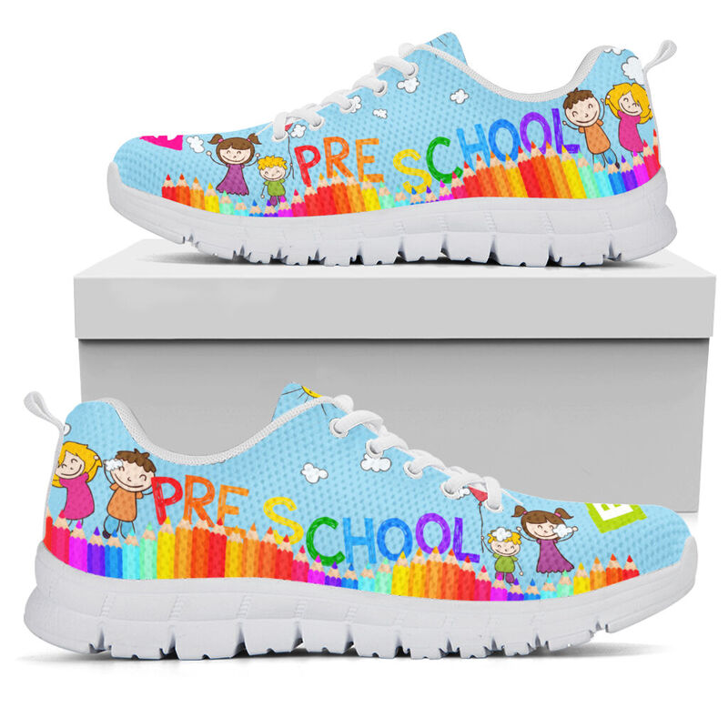 Preschool Music Teacher Abc White Soles Sneakers, Running Shoes, Shoes For Women, Shoes For - Love Sneakers
