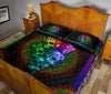 Quilt Bed Set - Colorful - Skull 78 - Love Quilt Bedding Set