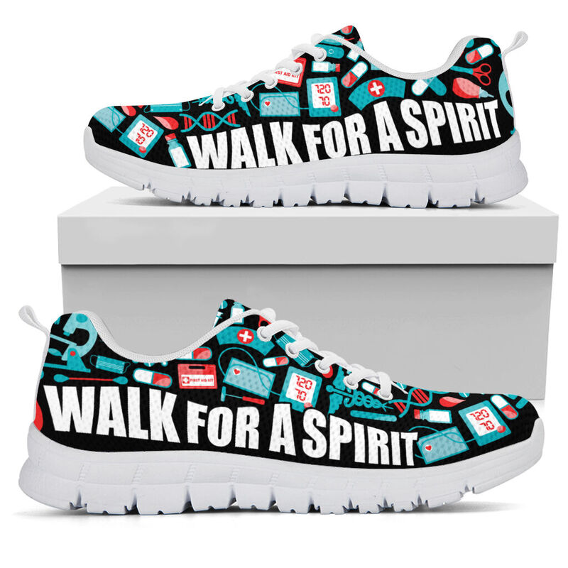 Nurse - Walk Proud Sneakers, Running Shoes, Shoes For Women, Shoes For Men, Custom Shoes, L- Love Sneakers