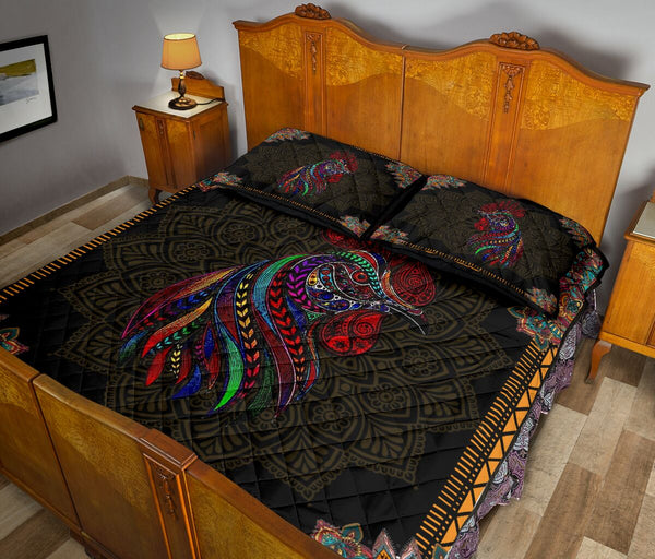 Chicken Quilt Bed Set 85 - Love Quilt Bedding Set