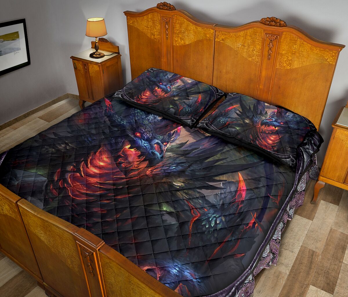 Dragon Quilt Bed Set  2- Love Quilt Bedding Set