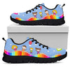 Teacher Abc Blue Shoes Sneakers, Running Shoes, Shoes For Women, Shoes For Men, Custom Shoes- Love Sneakers