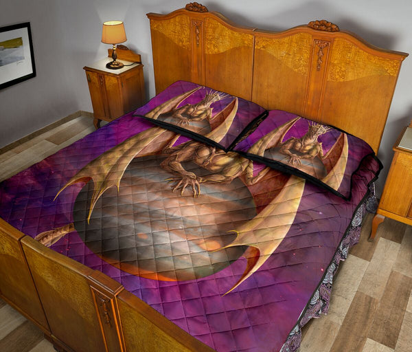 Jupiter Dragon Quilt Bet Set - Love Quilt Bedding Set