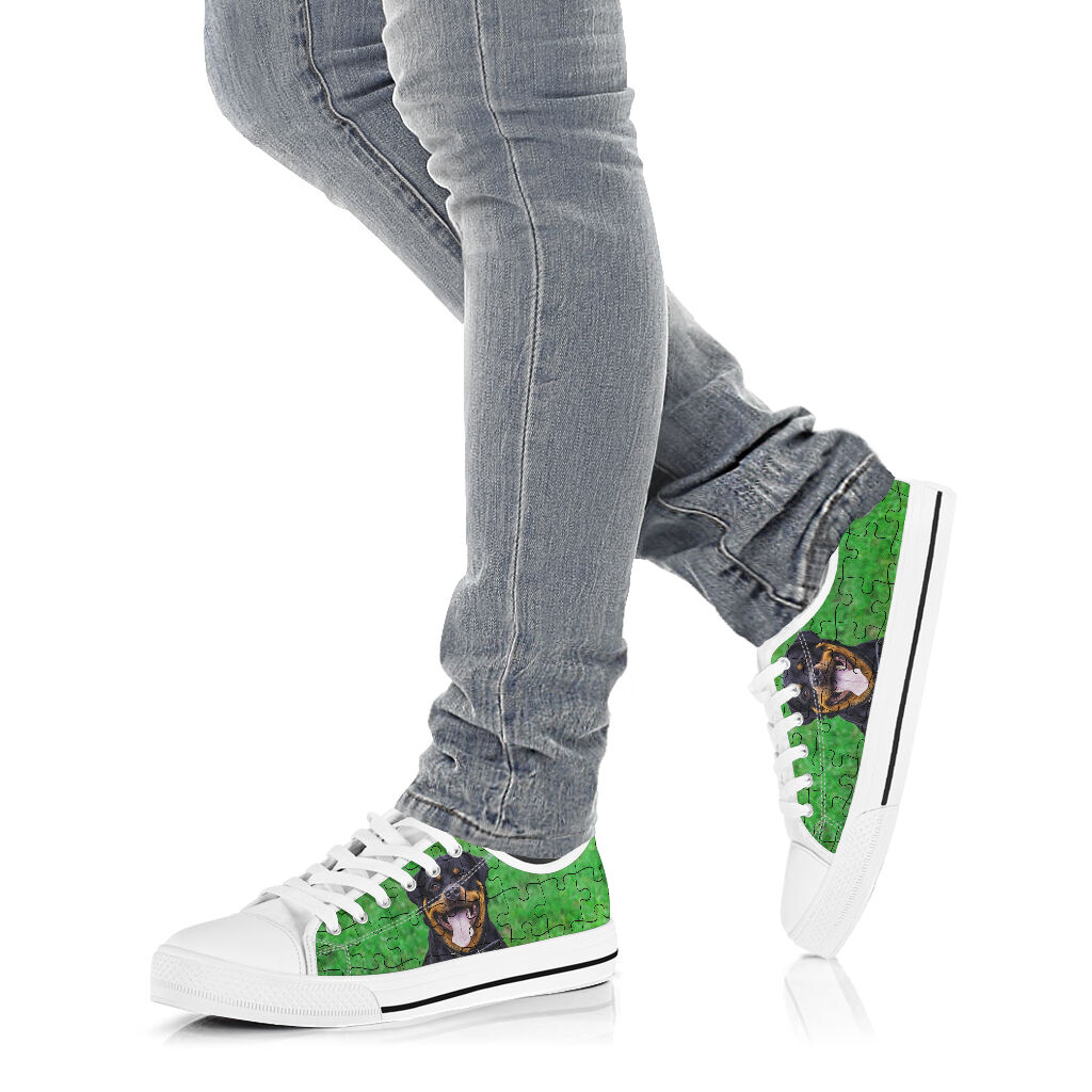Rottweiler Puzzle - Low Top Shoe - Love Love Top Shoes