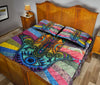 Hippie Hamsa Lover Quilt Bed Set - Love Quilt Bedding Set