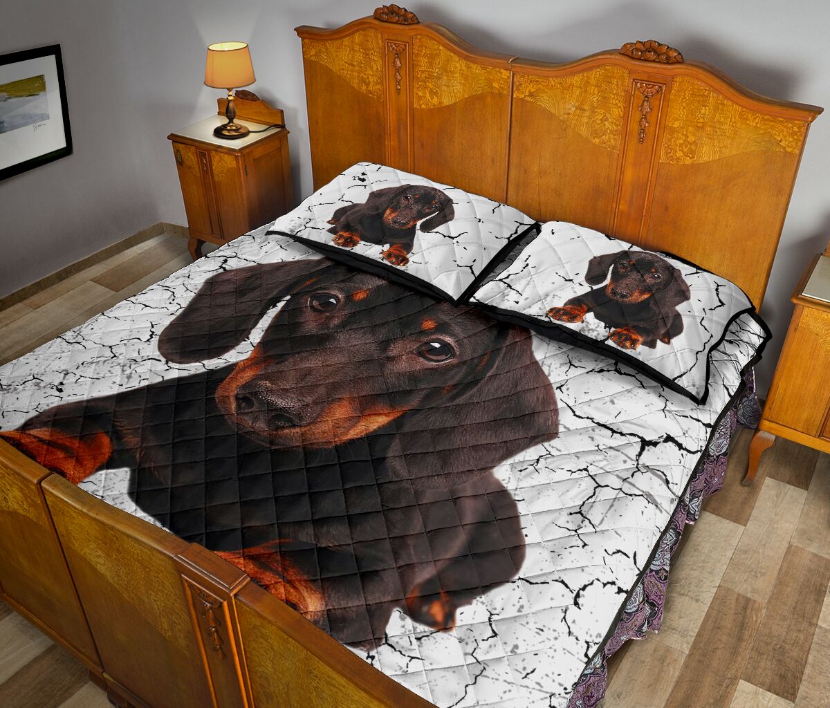 Dachshund Lying - Bed Set - Love Quilt Bedding Set